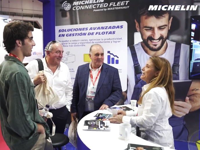 Michelin Connected Fleet presente en los eventos más importantes del transporte y la logística en España