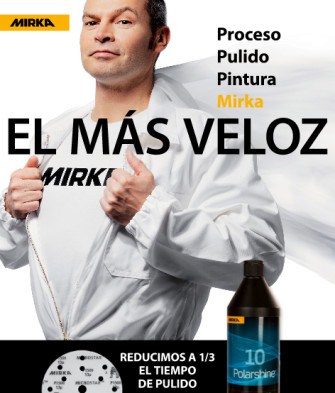 El nuevo sistema de pulido de Mirka convence a cientos de talleres