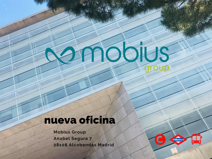 Mobius Group nuevas oficinas situadas en parque empresarial de Arroyo de la Vega junto a La Moraleja en Alcobendas