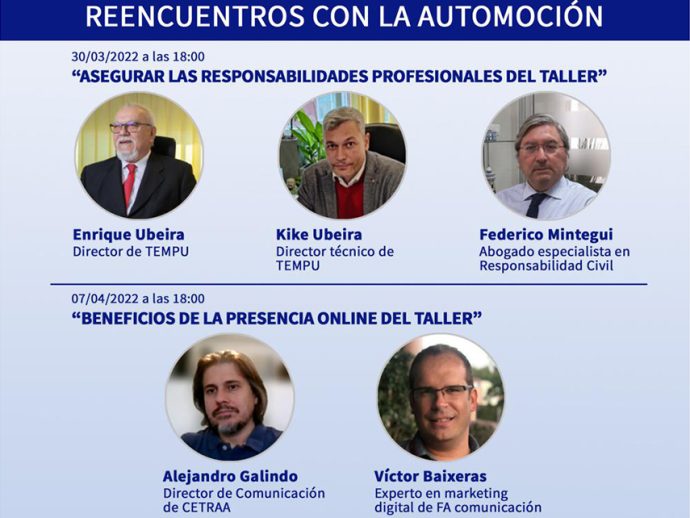 Motortec Madrid promueve dos webinars sobre talleres de CETRAA