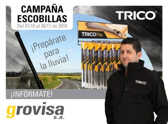 Grovisa lanza una campaña promocional de escobillas Trico