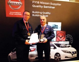 La planta de NSK en Inglaterra recibe el Premio a la Calidad de Nissan