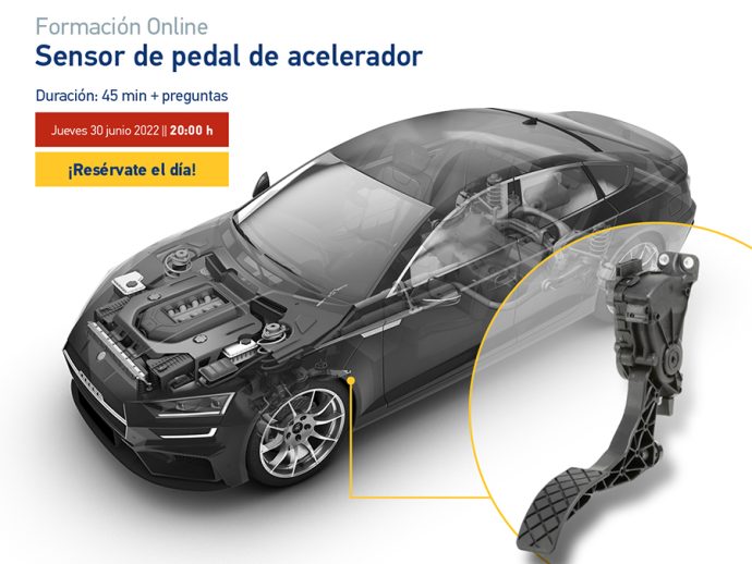 webinar gratuito de HELLA sobre sensor de pedal del acelerador