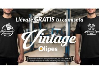 Olipes obsequia las compras de sus productos con camisetas de corte vintage