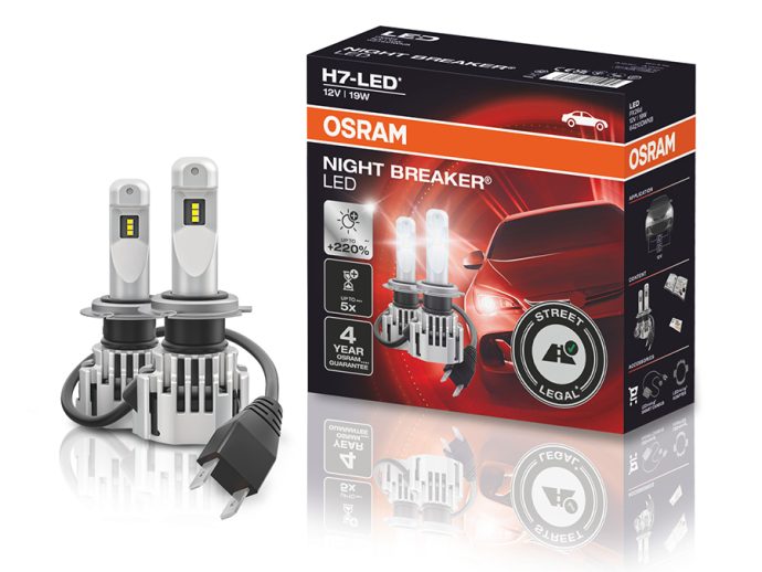 Osram Night Breaker LED H4 y H7 para autocaravanas y caravanas