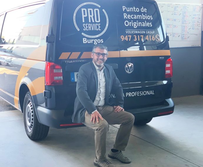 Pablo Herrero gerente de PRO Service Burgos