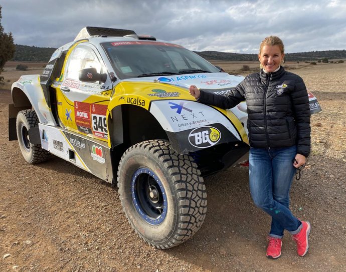 Paz Moreno patrocinio Guaja Trading BG Products equipo Sodicars Dakar 2021