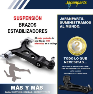 Pemebla nueva gama brazos estabilizadores Japanparts