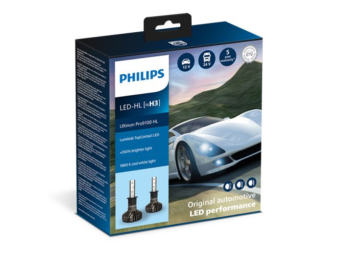 Philips nuevas lámparas LED delanteras Ultinon Pro9100