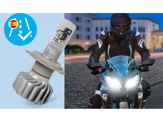 Philips Ultinon Pro6000 H7-LED y H4-LED ahora también disponibles para motocicletas