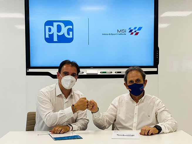 PPG renueva su acuerdo de colaboración con el Motor & Sport Institute