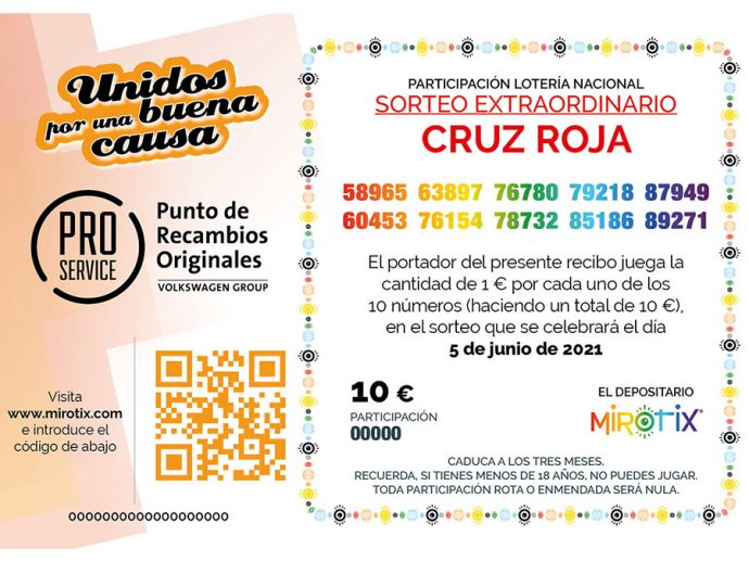 PRO Service participación en Sorteo Extraordinario de la Cruz Roja