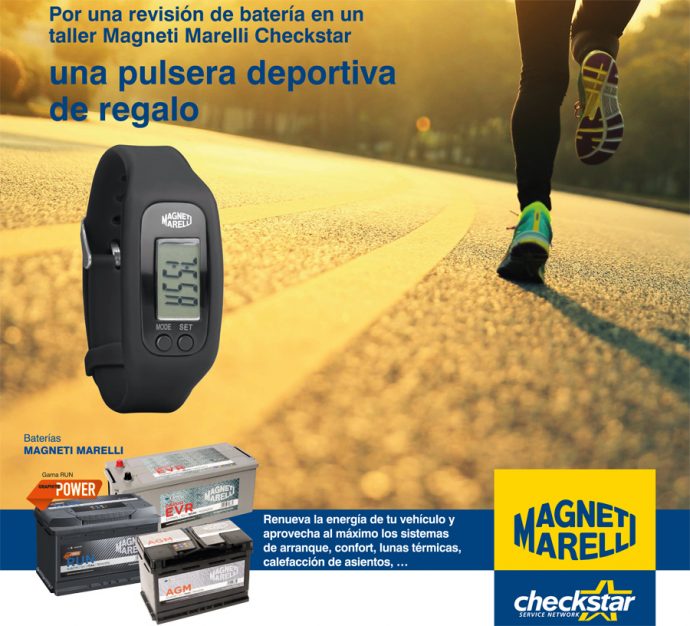 promo pulsera deportiva Magneti Marelli Checkstar