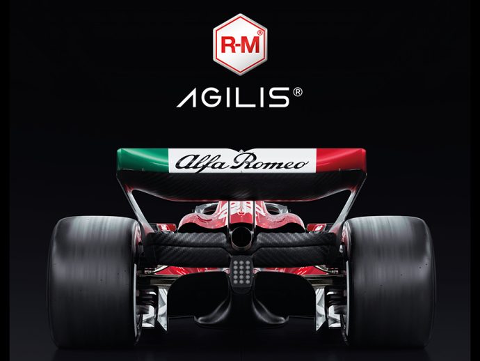 R-M Agilis proveedor exclusivo de pintura técnica del Grupo Sauber y su equipo Alfa Romeo F1 Team Stake