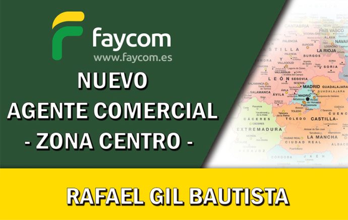 Rafael Gil nuevo agente comercial de Faycom