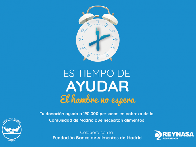 Reynasa organiza II Gran Recogida de Alimentos Solidaria junto a Banco de Alimentos de Madrid