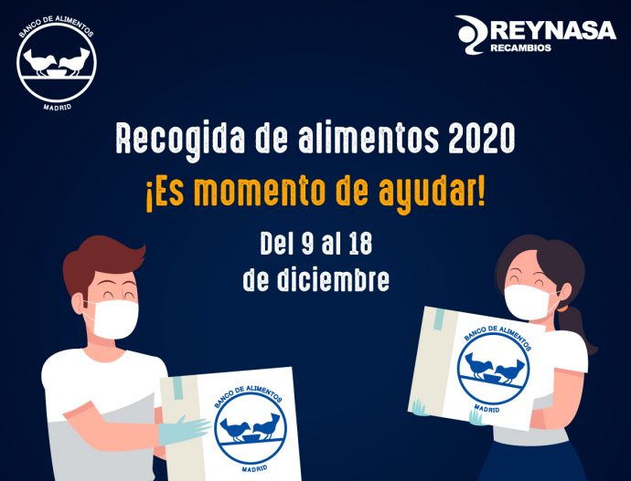 Reynasa recogida de alimentos solidaria 2020