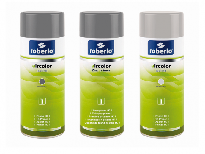 Roberlo amplía y renueva su gama de sprays Aircolors para reparación de carrocería