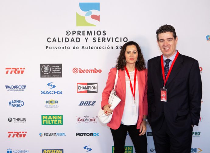 Rocío Dolz y Javier Vicent Premios Calidad y Servicio