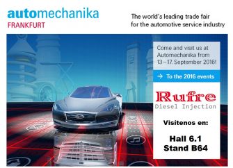 Rufre estrenará nueva web e imagen corporativa en la feria Automechanika