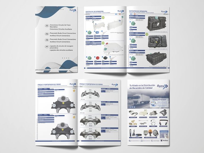 Ryme Automotive presenta nueva sección de catálogos digitales para vehículos industriales y comerciales