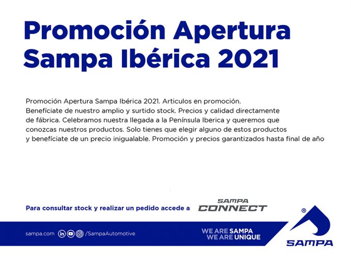 Sampa Ibérica promoción apertura 2021