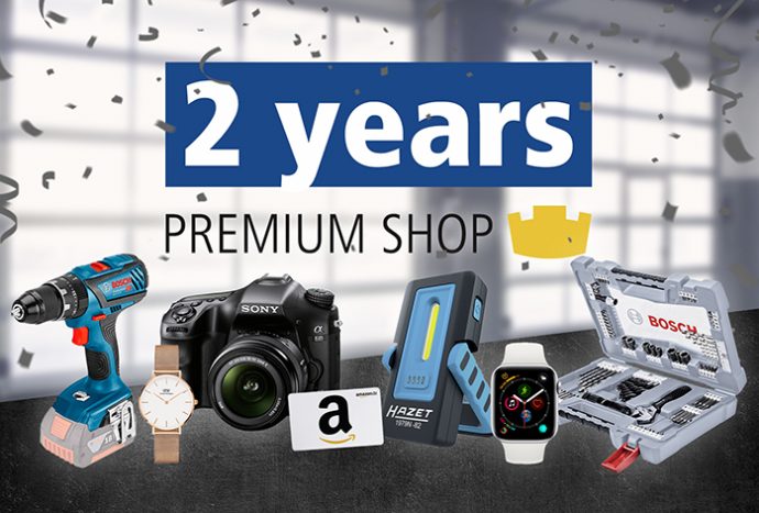 segundo aniversario Premium Shop de DT Spare Parts