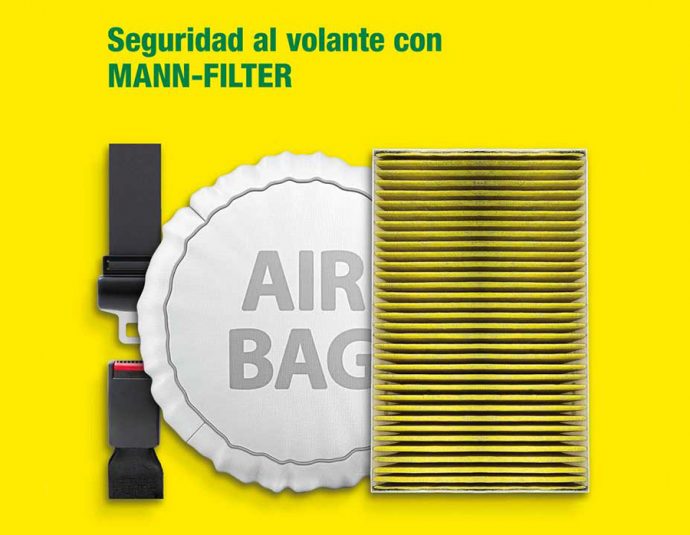 seguridad al volante con filtro de habitáculo MANN-FILTER