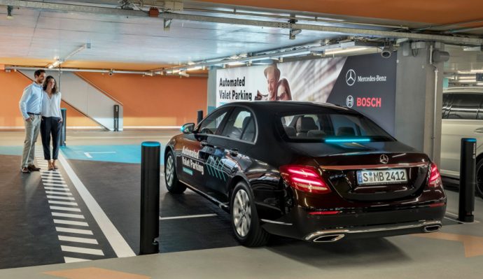 sistema aparcamiento automático Bosch y Daimler