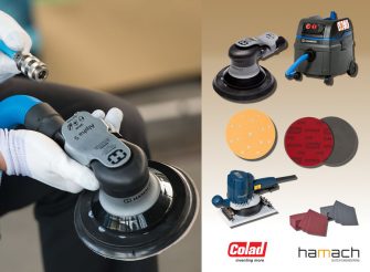Autobrillante aúna las soluciones de Colad y Hamach en su sistema de lijado