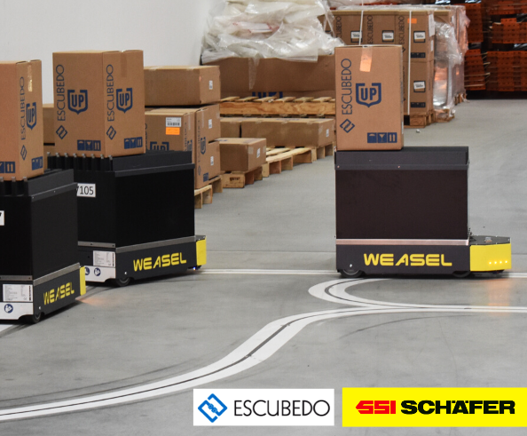 SSI Schaefer optimiza transporte interno ESCUBEDO