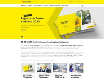 SSI Schaefer renueva su web para acercar la complejidad intralogística al usuario