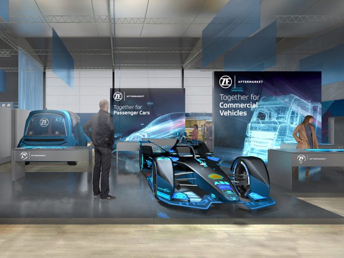 stand de ZF Aftermarket en el Forum de Automechanika Frankfurt 2022