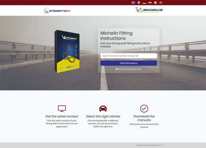 Steigentech instrucciones correas de distribución Michelin