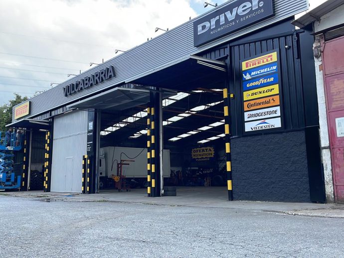 taller vizcaíno Neumáticos Vulcabarria ya luce colores del Grupo Driver