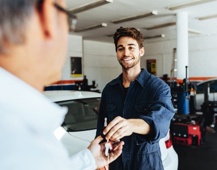 tiempo de reparación y satisfacción del cliente