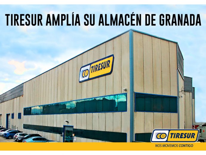 Tiresur amplía capacidad de stock en su almacén de Granada