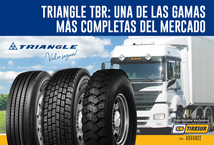 Tiresur éxito distribución neumáticos camión TBR de Triangle