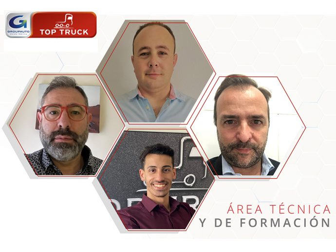 Top Truck refuerza y amplía su Área de Asistencia Técnica y Formación con Xavier Carrique, Pedro Moura, Manuel Castellón y Rubén Rubio