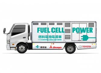 Toyota y Denyo desarrollan un vehículo de pila de combustible capaz de suministrar electricidad