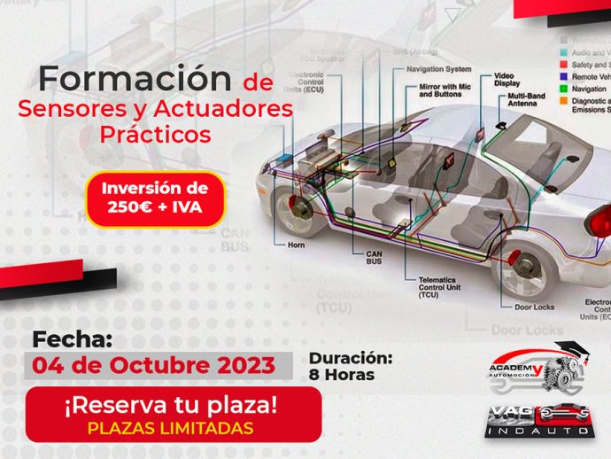 Vagindauto curso sobre sensores y actuadores en vehículos modernos noviembre 2023