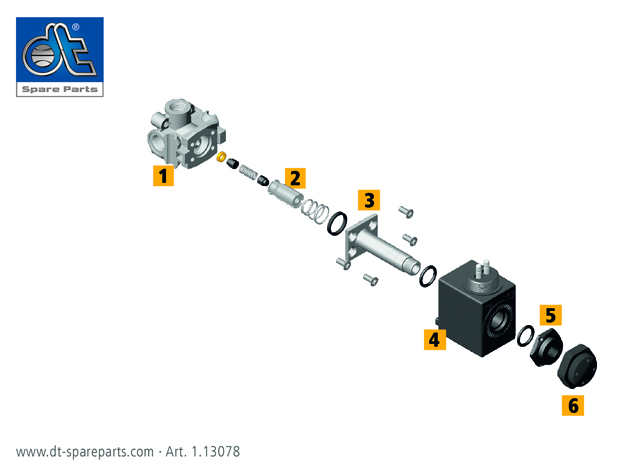 válvula solenoide DT Spare Parts