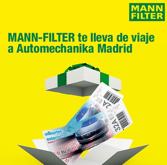 Automechanika Madrid entradas MANN-FILTER