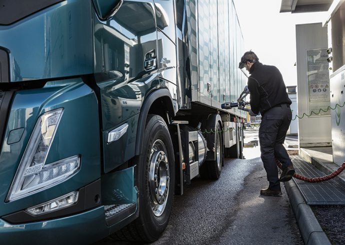 Volvo Trucks nuevos camiones de gran tonelaje con GNL y biogás