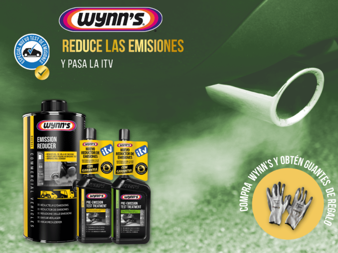 Wynns regala guantes de trabajo con sus soluciones para pasar la ITV