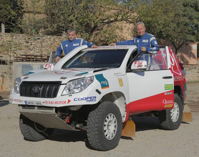 Xavi Foj y Nacho Santamaria Dakar 2020