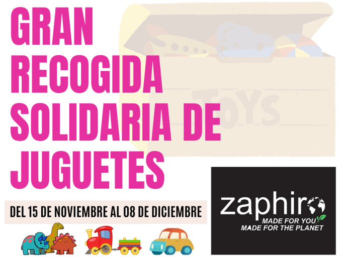 Zaphiro recogida solidaria de juguetes 2023