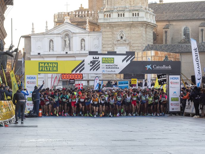 Zaragoza vuelve a teñirse de verde y amarillo con la MANN-FILTER Maratón